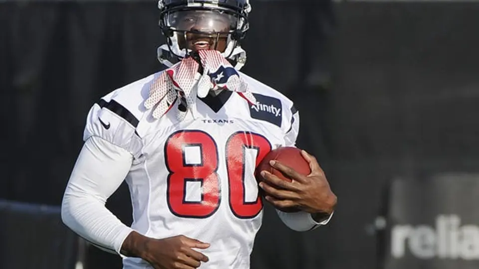 Andre Johnson se lesiona con Texanos