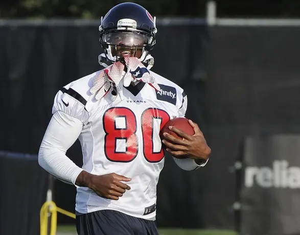 Andre Johnson se lesiona con Texanos