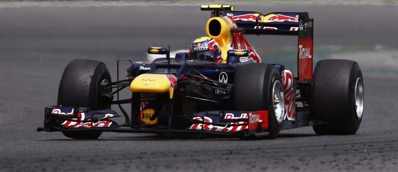 Vettel durante la carrera en el Circuito de Montmeló | EFE
