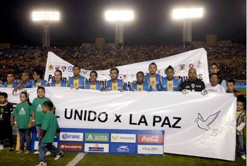 Los potosinos también se unieron a la campaña por la paz (FOTO: MEXSPORT)