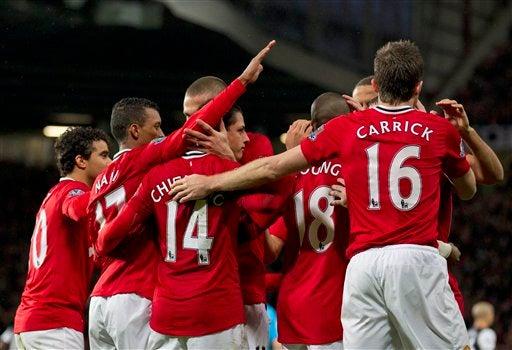 Hernández marcó el gol del United tras un rebote. FOTO: AP