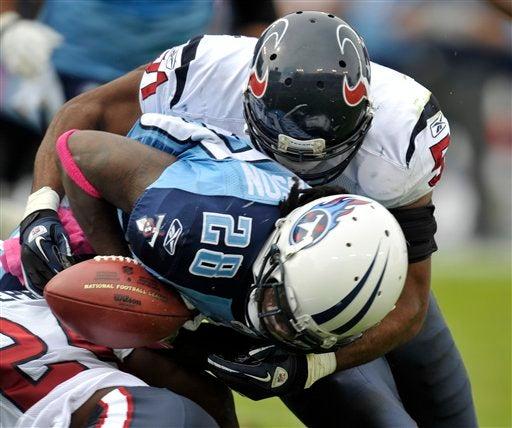 Houston aplastó 41-7 a los Titanes. FOTO: AP