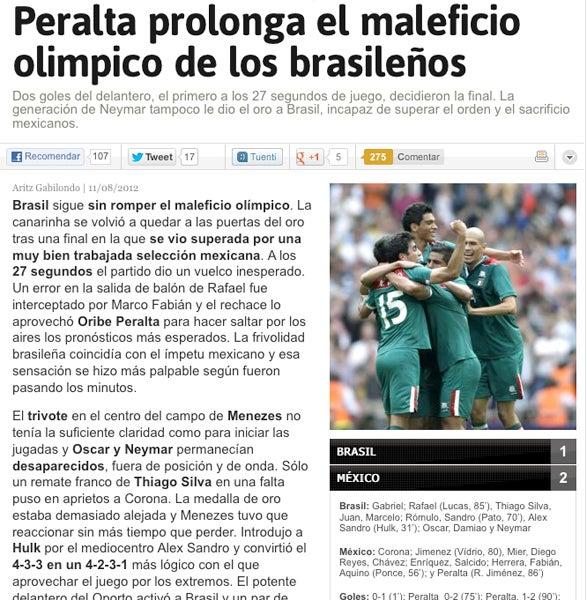 As destaca la actuación de Oribe Peralta | INTERNET