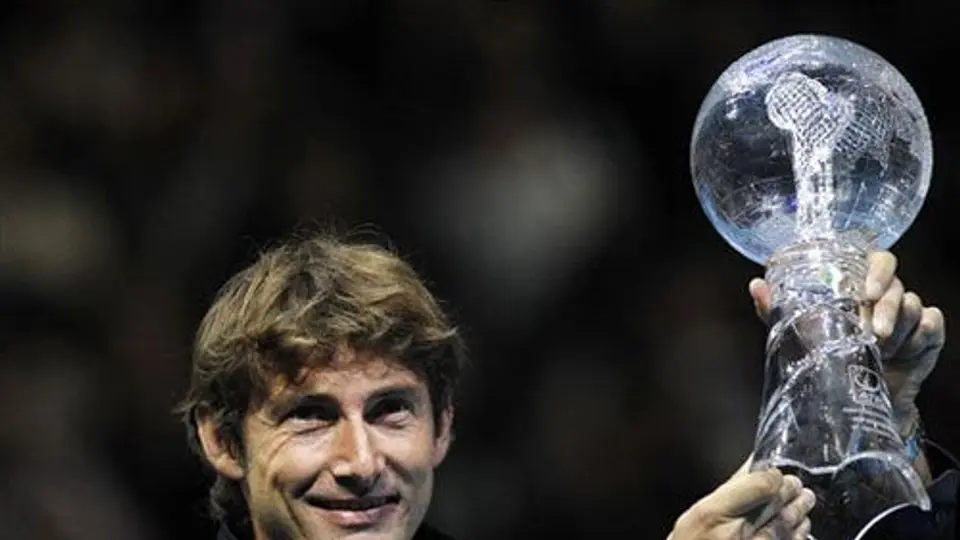 Ferrero es homenaje durante la Copa Masters