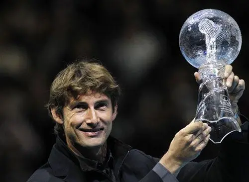 Ferrero es homenaje durante la Copa Masters