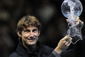 Ferrero es homenaje durante la Copa Masters