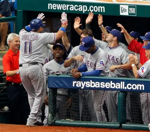 Rangers pega primero y gana 5-1 a Rays; Cantú no pudo lucir