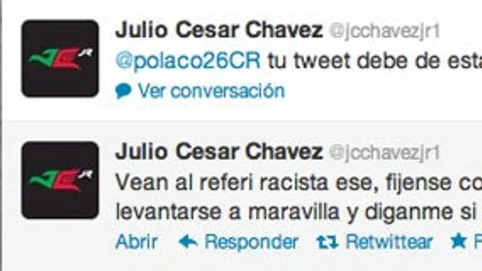 Chávez acusa a Tony Weeks de racismo