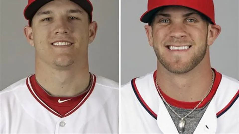 Trout y Harper, Novatos del Año en la MLB