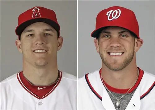 Trout y Harper, Novatos del Año en la MLB