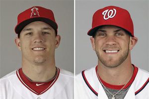 Trout y Harper, Novatos del Año en la MLB