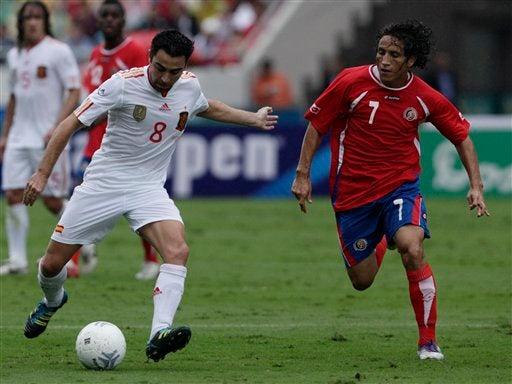 Costa Rica dominó la primera mitad. FOTO: AP