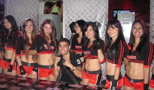 Las bellas en el Tecate Box Tour