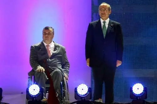 Felipe Calderón anunció la clausura de los Juegos Parapanamericanos