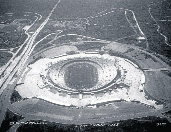 ESTADIO OLÍMPICO: El universitario en 1952 | CORTESÍA LA CIUDAD DE MÉXICO EN EL TIEMPO