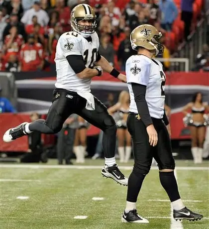 Los Santos vencieron a Atlanta en tiempo extra 26-23