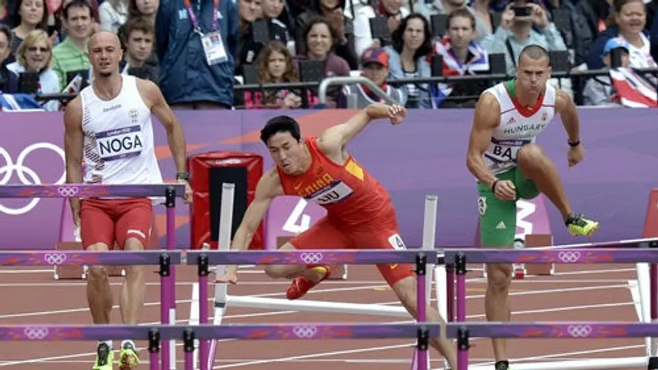 Liu Xiang podría tener roto el tendón de Aquiles