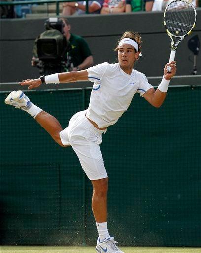 Nadal pelea por la Semifinal. FOTO: AP