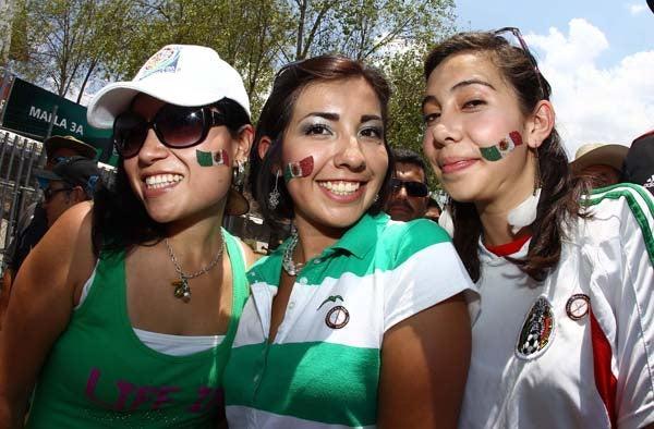 El apoyo al Tru Sub-17 se nota hasta en las mejillas. FOTO: BERNARDO MALDONADO