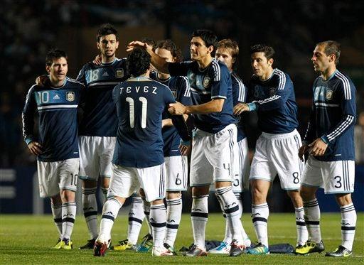 Tévez falló un tiro de castigo. FOTO: AP