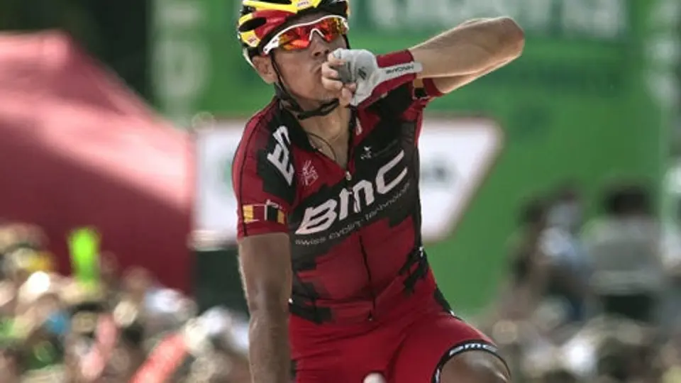Belga Gilbert se impone en novena etapa de la Vuelta