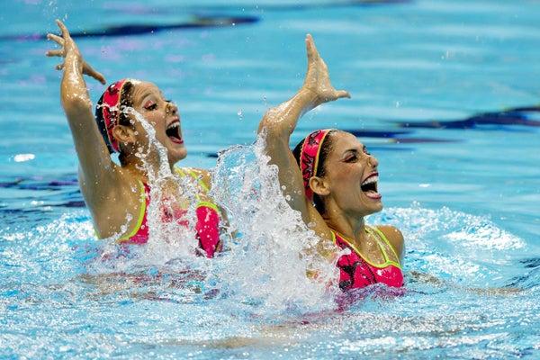 Isabel Delgado y Nuria Diosdado se ubicaron en el lugar 18 en nado sincronizado | MEXSPORT
