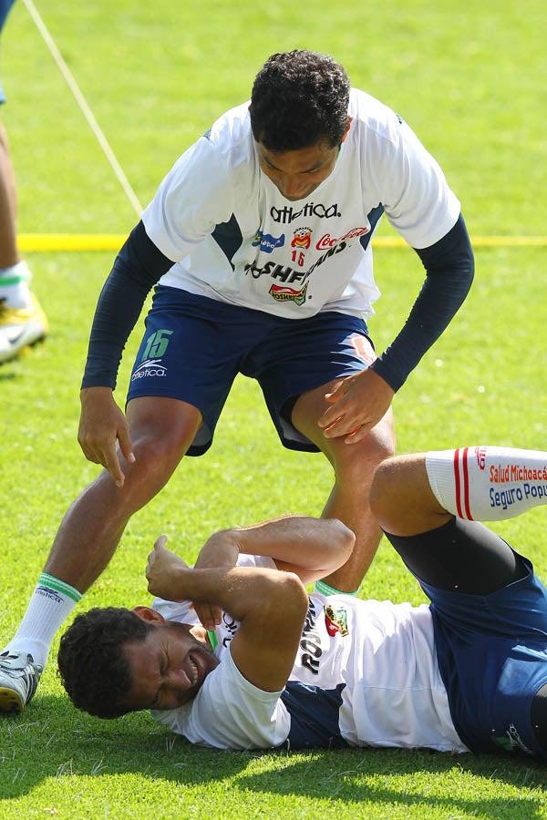 Monarcas se saca la presión en los entrenamientos. FOTO: JORGE BARAJAS