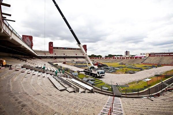 La Arena da Baixada tiene un 45% de avance | INTERNET