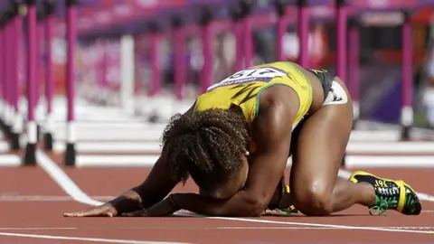 Velocista de Jamaica hace berrinche Olímpico'
