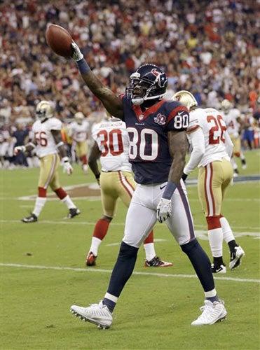 Andre Johnson buscará completar muchos pases | AP