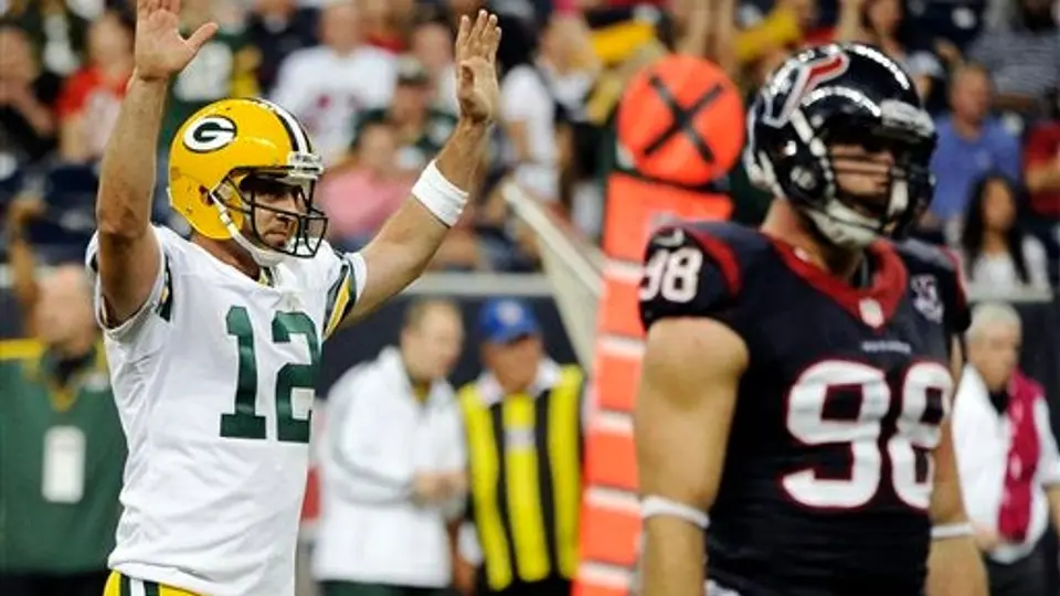 Un fantástico Rodgers le quita el invicto a los Texanos