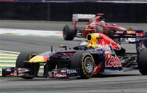 El alemán Sebastian Vettel se quedó con el segundo puesto. FOTO: AP