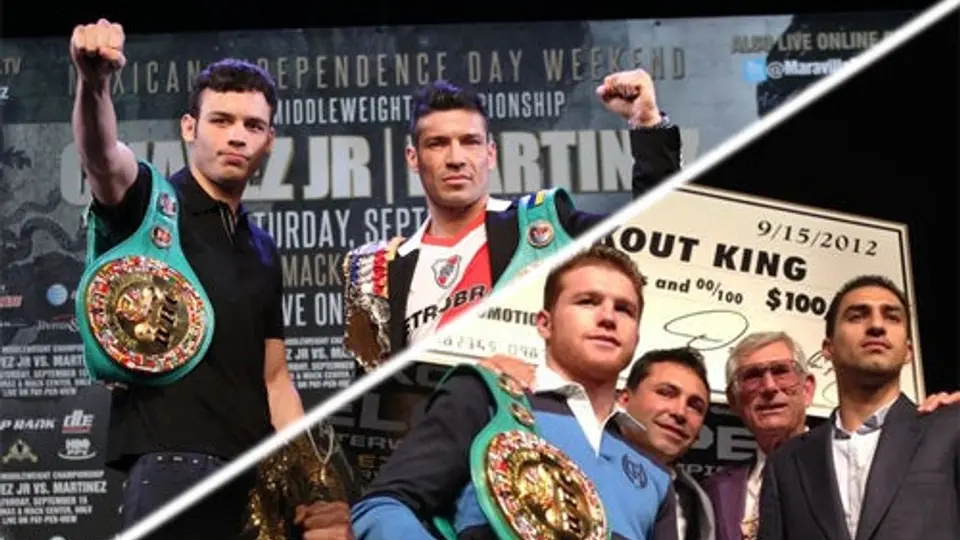 Diferentes maneras de ver las peleas del 'Canelo' y Chávez