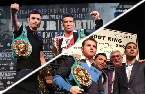 Diferentes maneras de ver las peleas del 'Canelo' y Chávez