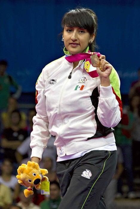 Junto con la estadounidense Lauren Hamon ganó el tercer lugar. FOTO: MEXSPORT