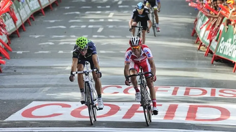 Alejandro Valverde ganó la octava etapa de la Vuelta