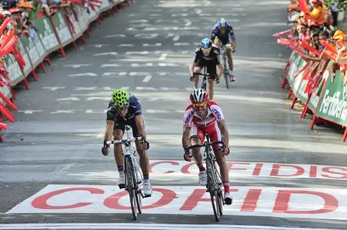Alejandro Valverde ganó la octava etapa de la Vuelta