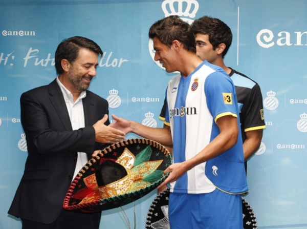 Moreno estuvo en la presentación. FOTO: RCD ESPANYOL