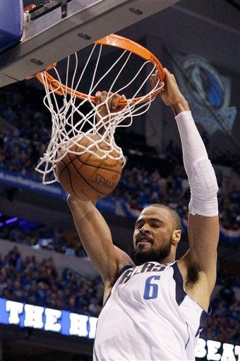 Tyson Chandler encesta en la primera mitad. FOTO: AP