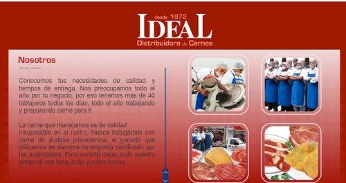 'Carnes Ideal' asegura utilizar siempre carne de engorda. FOTO: IMAGEN TOMADA DE INTERNET