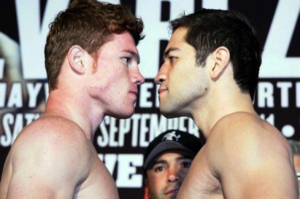 Gómez va por todo ante el Canelo. FOTO: MEXSPORT