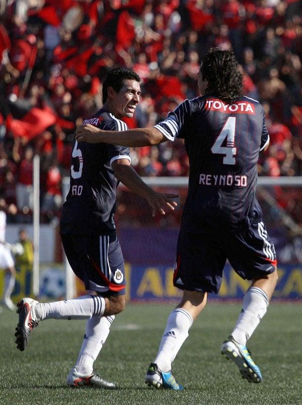 Reynoso anotó el único gol del partido. FOTO: MEXSPORT