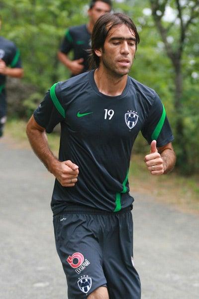 Chelito se vio animado en la práctica de esta mañana. FOTO: JOEL BRAVO