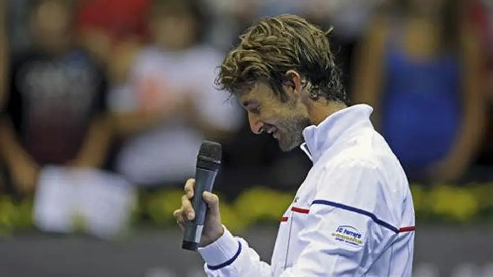 Ferrero se despide del tenis tras caer ante Almagro