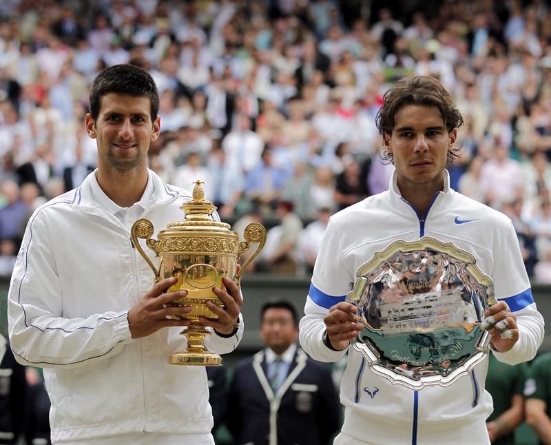 Novak no perdonó los errores de Nadal. FOTO: AP