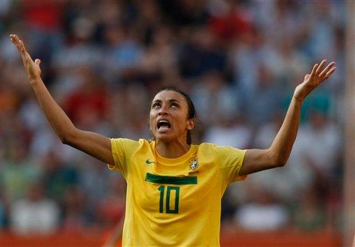 Marta ha sido un factor importante durante el encuentro. FOTO: AP