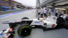 'Checo' culmina 15º en P2 del GP de Singapur