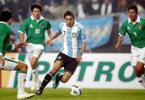 Di María le cambió la cara al ataque de la Albiceleste para el segundo tiempo. FOTO: MEXSPORT
