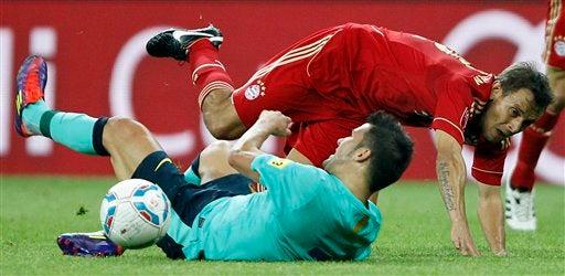 Los culés no permitieron que Bayern tomara el control del juego. FOTO: AP