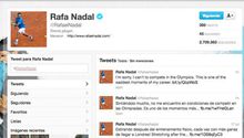 Nadal pide disculpas en redes sociales